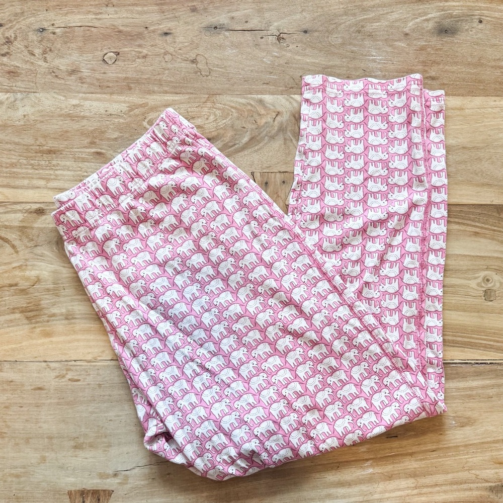 Roller Rabbit Pink Elephant Pajama Pants
